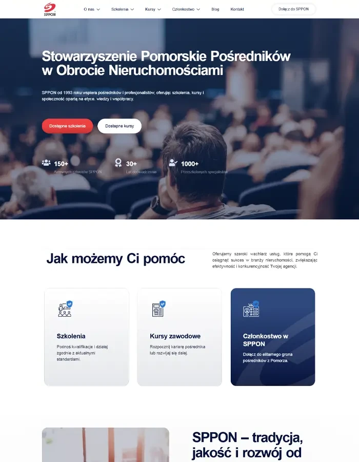 Podgląd strony Sppon